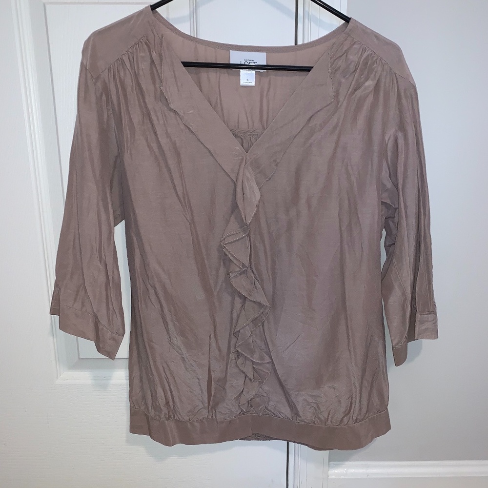 Loft 3/4 Sleeve Blouse